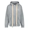 Herren-Langarmshirt mit Kapuze und loewe-Anagramm-Stickerei, grau, H6109701Si
