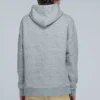 Herren-Langarmshirt mit Kapuze und loewe-Anagramm-Stickerei, grau, H6109701Si