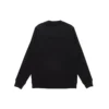 Herren“ loewe Anagram Baumwolle Rundhals-T-Shirt mit Alphabet-Stickerei, klassisch, schwarz H526341Xa1-1100