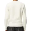 Herren Loewe Anagram-Logo bestickter Baumwollpullover, cremeweiß, H526341Xa1-2370