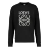 Herren loewe Anagramm bestickte Sportschuhe Schwarz P00446091