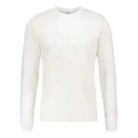 Herren Loewe Anagramm bestickte Sportschuhe Weiß P00487525