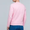 Herren Loewe Anagramm besticktes Sport-Langarmshirt in Rosa und Rot H6109900Cr-7080