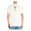 Herren Loewe Baumwoll-T-Shirt mit Wasserfarben-Print, kurzärmelig, weiß H6109831Pc-2100