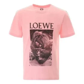 Herren-loewe-Ken-Heyman-Baumwoll-T-Shirt mit Aufdruck, kurzärmelig, rosa, H6109980Pc-7080 Herren-loewe-Ken-Heyman-Baumwoll-T-Shirt mit Aufdruck, kurzärmelig, rosa, H6109980Pc-7080