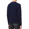 Herren-Pullover aus Baumwolle mit gesticktem loewe-Anagramm-Logo, marineblau, H526341Xa1-5110