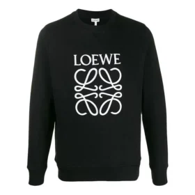 Herren-Pullover mit loewe-Markenlogo-Aufdruck, schwarz, H6109900Cr-1100 Herren-Pullover mit loewe-Markenlogo-Aufdruck, schwarz, H6109900Cr-1100