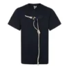 Herren-Shirt von loewe aus Baumwolle mit Kordelzug, kurzärmelig, marineblau, H6109031Si-5110