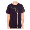 Herren-Shirt von loewe aus Baumwolle mit Kordelzug, kurzärmelig, marineblau, H6109031Si-5110