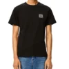 Herren-T-Shirt von loewe: „Anagram Classic“ – bestickt, aus Baumwolle, Rundhalsausschnitt, kurze Ärmel, schwarz, H6109230Cr-1100