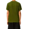 Herren-T-Shirt von loewe Anagram Classic, bestickt, Baumwolle, Rundhalsausschnitt, kurze Ärmel, grün, H6109230Cr-4160