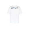 Herren-T-Shirt von loewe AW19 „Painting“ mit kurzen Ärmeln, weiß, H6299720Si