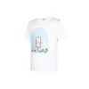 Herren-T-Shirt von loewe AW19 „Painting“ mit kurzen Ärmeln, weiß, H6299720Si