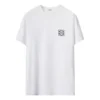Herren-T-Shirt von loewe mit „Anagram“-Stickerei, aus Baumwolle, Rundhalsausschnitt, kurze Ärmel, weiß, H526Y22J26-2100