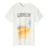 Herren-T-Shirt von loewe mit Aufdruck, kurzärmelig, weiß, H6299980Pc-2100