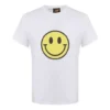 Herren-T-Shirt von loewe mit aufgedrucktem lächelndem Gesicht aus reiner Baumwolle, kurzärmelig, weiß H616341X87-2100