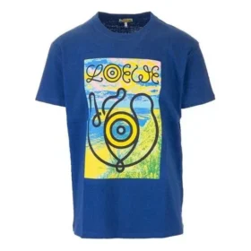 Herren-T-Shirt von loewe mit Augendruck, kurzärmelig, blau, H6109822Pc-5130 Herren-T-Shirt von loewe mit Augendruck, kurzärmelig, blau, H6109822Pc-5130