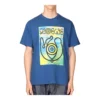 Herren-T-Shirt von loewe mit Augendruck, kurzärmelig, blau, H6109822Pc-5130