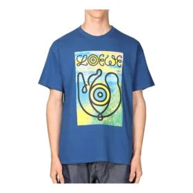 Herren-T-Shirt von loewe mit Augendruck, kurzärmelig, blau, H6109822Pc-5130 Herren-T-Shirt von loewe mit Augendruck, kurzärmelig, blau, H6109822Pc-5130