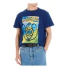 Herren-T-Shirt von loewe mit Augendruck, kurzärmelig, blau, H6109822Pc-5130