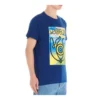 Herren-T-Shirt von loewe mit Augendruck, kurzärmelig, blau, H6109822Pc-5130