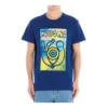 Herren-T-Shirt von loewe mit Augendruck, kurzärmelig, blau, H6109822Pc-5130