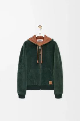 Hoodie aus Lammfell