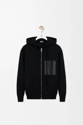 Hoodie mit Reißverschluss aus Wolle