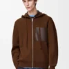 Hoodie mit Reißverschluss aus Wolle Hoodie mit Reißverschluss aus Wolle