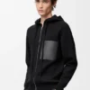 Hoodie mit Reißverschluss aus Wolle Hoodie mit Reißverschluss aus Wolle