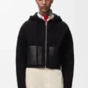 Hoodie mit Reißverschluss aus Wolle Hoodie mit Reißverschluss aus Wolle