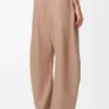 Hose mit geradem Bein aus Nappa-Lammleder Hose mit geradem Bein aus Nappa-Lammleder