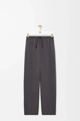 Hose mit Kordelzug aus Baumwolle und Seide