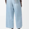 Hose mit Kordelzug aus Denim