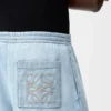 Hose mit Kordelzug aus Denim