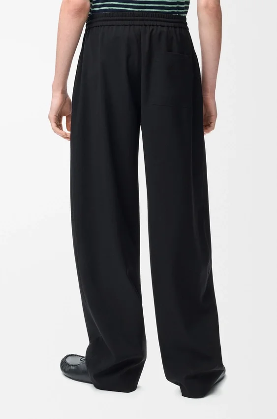 Hose mit Kordelzug aus Wolle Hose mit Kordelzug aus Wolle