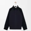 Hybrid-Overshirt aus Baumwolle und Wolle Hybrid-Overshirt aus Baumwolle und Wolle