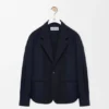 Hybridjacke aus Baumwolle und Wolle Hybridjacke aus Baumwolle und Wolle