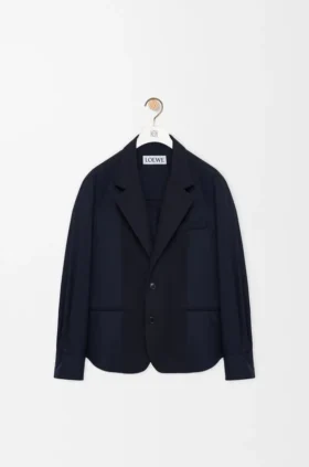Hybridjacke aus Baumwolle und Wolle