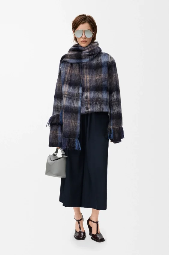 Jacke aus einer Mohair-Woll-Mischung Jacke aus einer Mohair-Woll-Mischung