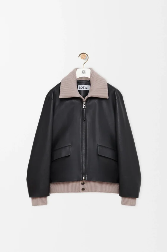 Jacke aus Nappa-Büffelleder Jacke aus Nappa-Büffelleder