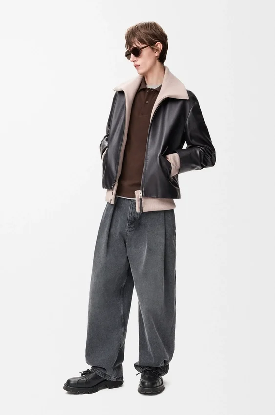 Jacke aus Nappa-Büffelleder Jacke aus Nappa-Büffelleder