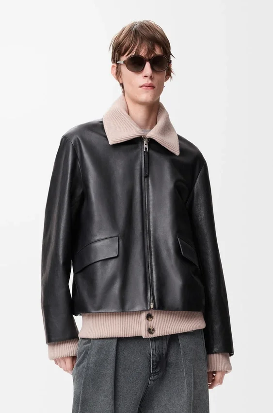 Jacke aus Nappa-Büffelleder Jacke aus Nappa-Büffelleder