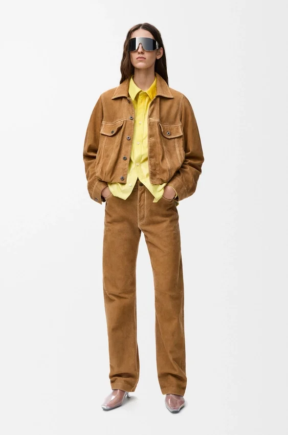 Jacke aus Ziegenwildleder Jacke aus Ziegenwildleder