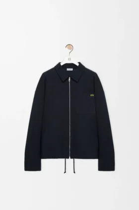 Jacke mit Reißverschluss aus Baumwolle