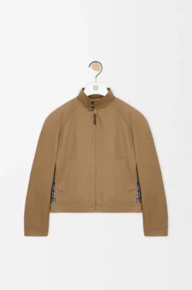 Jacke mit Reißverschluss aus Baumwolle