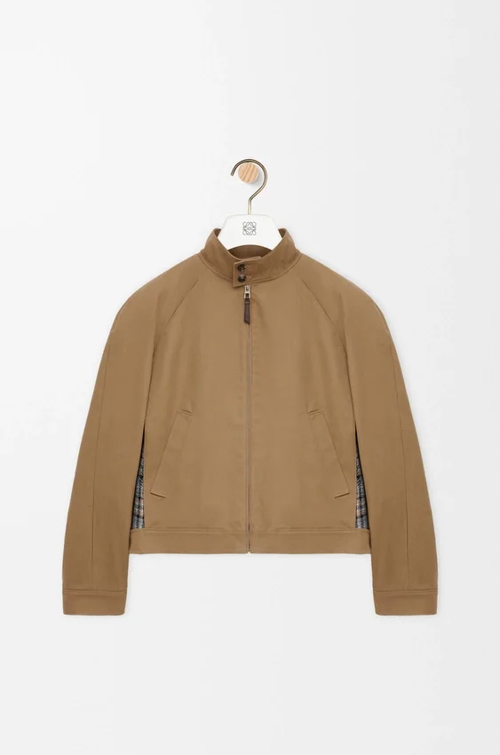 Jacke mit Reißverschluss aus Baumwolle Jacke mit Reißverschluss aus Baumwolle