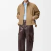 Jacke mit Reißverschluss aus Baumwolle Jacke mit Reißverschluss aus Baumwolle
