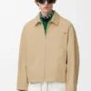 Jacke mit Reißverschluss aus Baumwolle Jacke mit Reißverschluss aus Baumwolle