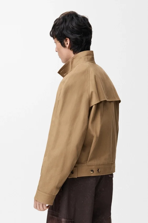 Jacke mit Reißverschluss aus Baumwolle Jacke mit Reißverschluss aus Baumwolle